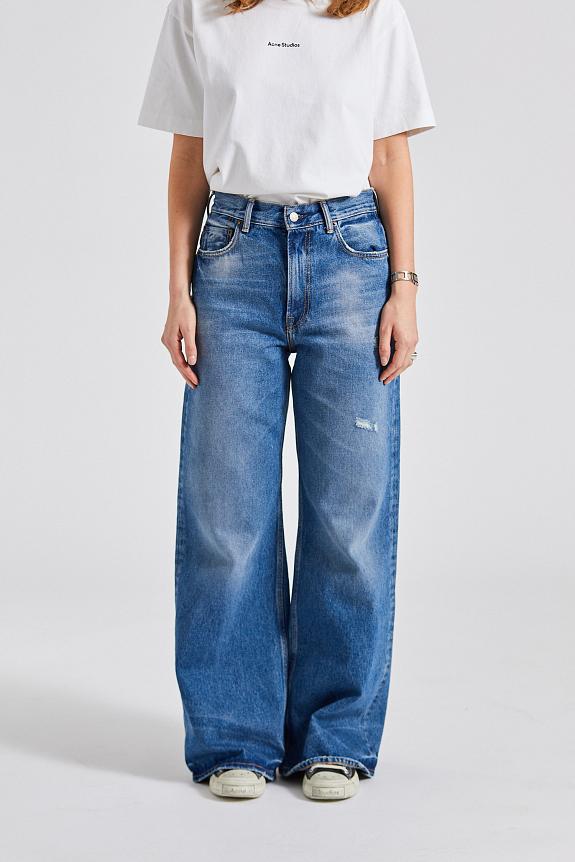 Acne Studios 2022 Vintage Mid Blue Wide leg jeans